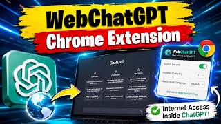 WebChatGPT Chrome Extension 🔥 Boost ChatGPT with Internet Access