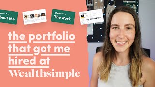 The design portfolio that got me hired at Wealthsimple