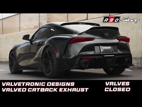 A90 Supra - Valvetronic Designs Catback Exhaust Sound + Fly By's + Revs!!!
