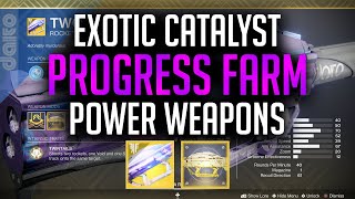 Destiny 2: Exotic Catalyst Progress Farm POWER WEAPONS! FAST&EASY!