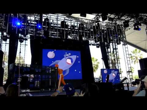 DJ Lance Rock (Yo Gabba Gabba) Live Performance @ Coachella 2010 Part 1/4