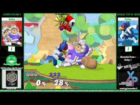 ▼ARCAMELEE 3 - LOSERS ROUND 3 - Galan (ICs) VS Poilon (Falco, Fox) - SLP