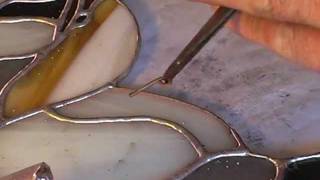 Perfect soldering skills for stained glass.