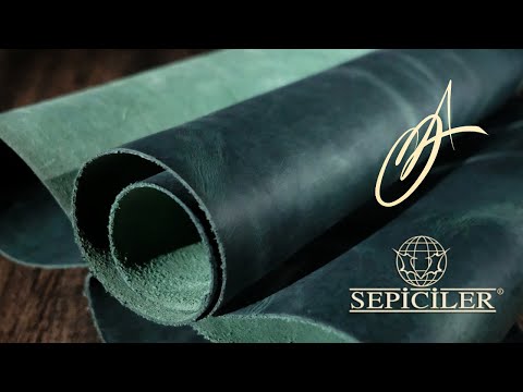 Sepici Leather - Newport Crazy Green 4-5oz