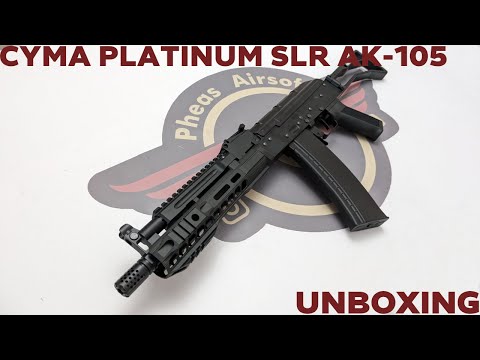 [UNBOXING] CYMA PLATINUM SLR AK-105 - HOP UP TRACER AND AN ETU