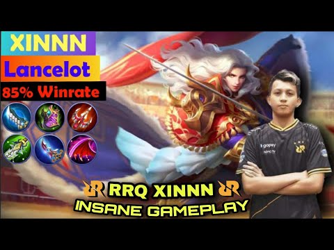 Insane Gameplay Hyper Lancelot by RRQ XINNN!!! 85% Winrate!! Flashback MPLI?? - Mobile Legends