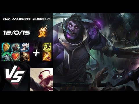 JUNGLE Dr. Mundo vs Lee Sin - EU Challenger Patch 25.S1.5