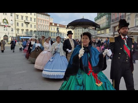 Kaiserfest, a Trieste la sfilata in abiti ottocenteschi