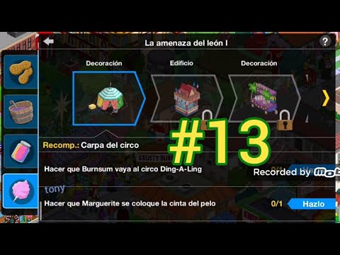 Los Simpson Springfield "Cirque'22: Capítulo 13 - La Carpa y el Puesto de Algodón Azúcar" por Tony