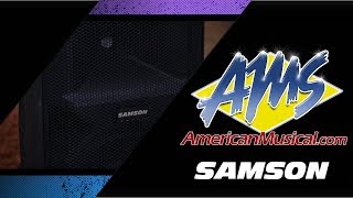 Video thumbnail for Samson RS112a Powered Loudspeaker - American Musical Supply by American Musical Supply