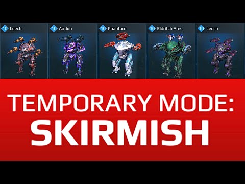 War Robots Leech Ao Jun Phantom Eldritch Ares Skirmish Mode Gameplay