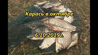 Ловля карася в октябре на соску
