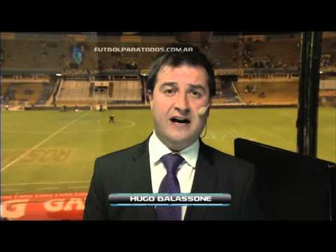 Hugo Balassone. Central 2 - Lanús 1. Fecha 10. Torneo Inicial 2013. Fútbol Para Todos