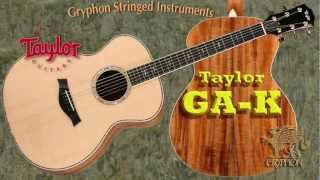 Video thumbnail for Taylor GA-K Acoustic Guitar Demo by GryphonStrings