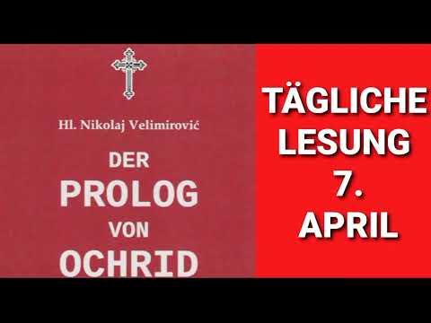 Der Prolog von Ohrid vom 7. (20.) April