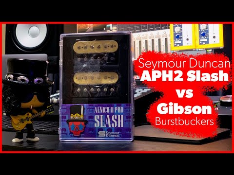 Seymour Duncan Alnico II Pro Slash vs Gibson Burstbucker