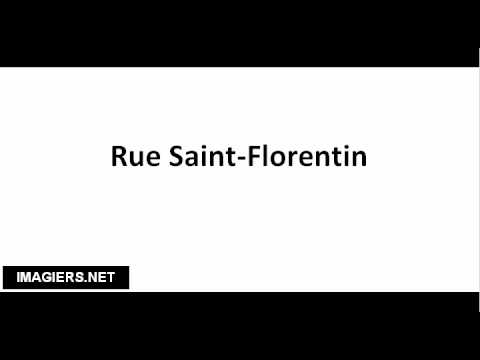 How to pronounce Rue Saint Florentin