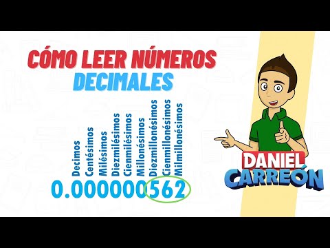 COMO LEER NÚMEROS DECIMALES  Super facil  - para principiantes
