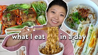 What I Eat In a Day 🍜 Easy Asian Recipes (Taiwanese Breakfast, Chili Oil Noodles & more!)