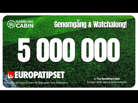 Europatipset | 5 Miljoner Jackpot