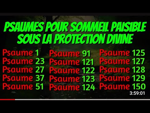 SOYEZ BÉNIS PSAUME 91 -PSAUME 121 - PSAUME 46 - PSAUME 103 - PSAUME 118 - PSAUME 27 - PSAUME 24