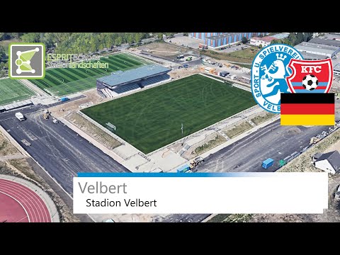 Stadion Velbert | SSVg. Velbert (& KFC Uerdingen) | Google Earth 360° Rotation
