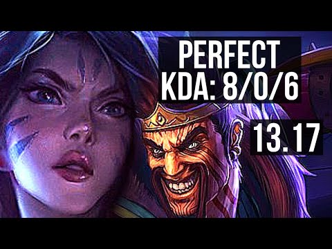 KAI'SA & Heimer vs DRAVEN & Rakan (ADC) | 8/0/6, Legendary, 300+ games | KR Grandmaster | 13.17