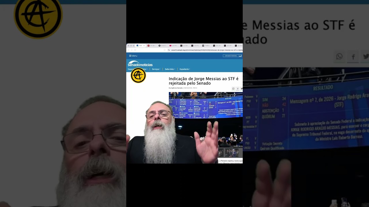 DIA HISTÓRICO! SENADO reprova BESSIAS em RECADO ao STF e ao GOVERNO LULA que FICA SEM SUSTENTAÇÃO