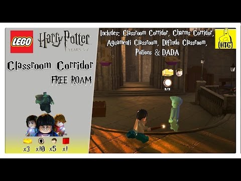 Lego Harry Potter 5-7: Classroom Corridor FREE ROAM (All Collectibles) - HTG