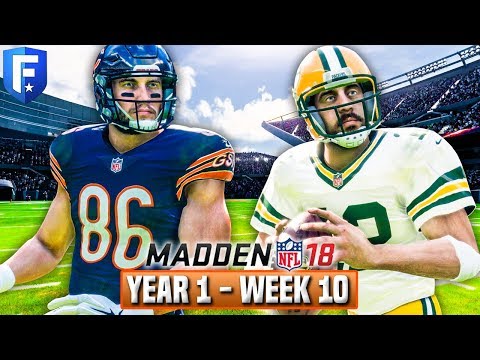 Madden 18 Bears Franchise Year 1 - Week 10 vs Packers | Ep.10