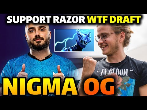 NIGMA vs OG Game 2 TI10 - RAZOR SUPPORT WTF IS THIS!