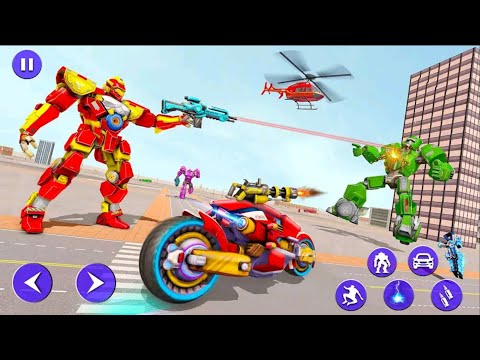 Shark Robot Car Game Bike Game - Android Gameplay