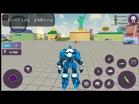 Police Tiger Robot Car Game 3d - Android Gameplay