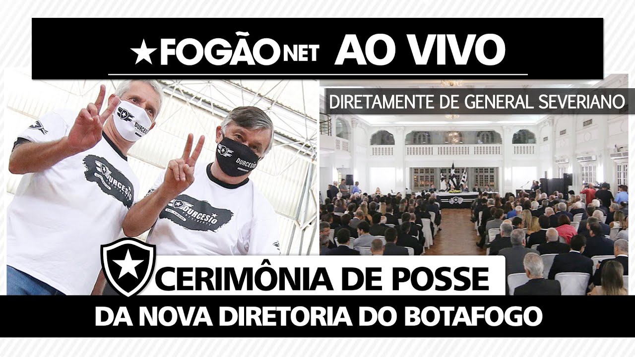 AO VIVO! FogãoNET transmite a cerimônia de posse de Durcesio Mello como presidente do Botafogo
