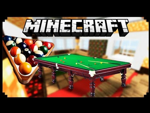 Бильярдный стол в Minecraft PE (Без модов.)