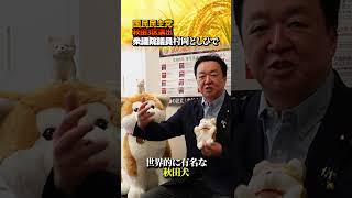 秋田犬は全世界から愛されている　 国民民主党衆議院議員村岡としひで　#秋田犬　 #国民民主党