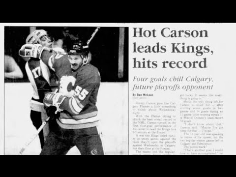 Jimmy Carson LA Kings Highlights 1986-87 1987-88