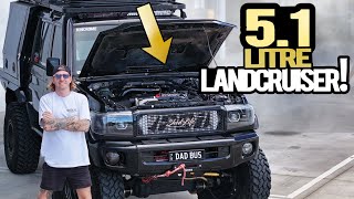 Stroked V8 Landcruiser with 8 SPEED ?! (Gotta be a world first..)