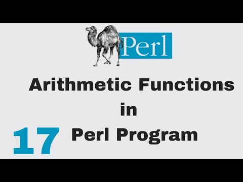 Perl Script Basic Tutorial 17 Arithmetic Functions