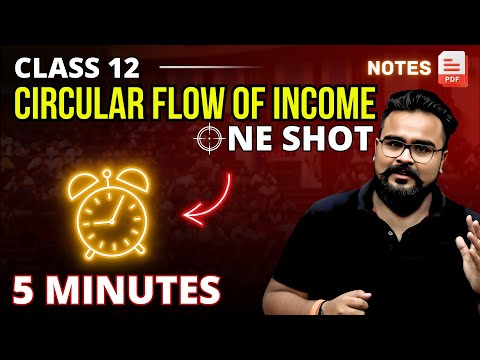 CIRCULAR FLOW OF INCOME class 12 ONE SHOT | Macro Economics | UNIT 1 by GAURAV JAIN