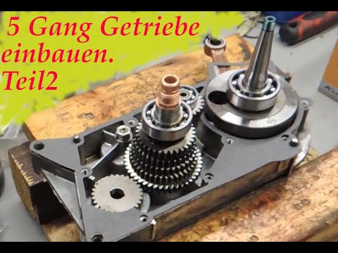 Simson S51, M531, M541, M551, 5 Gang Getriebe einbauen Teil 2