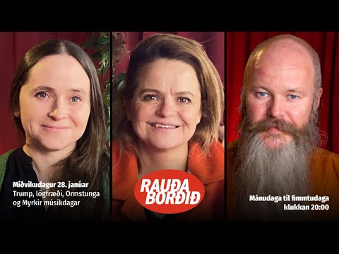 Trump, lögfræði, Ormstunga og Myrkir músíkdagar