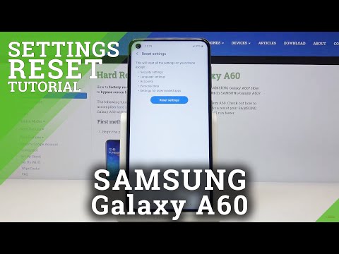 How to Reset Settings in SAMSUNG Galaxy A60 – Restore Defaults