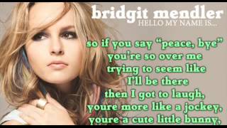 Bridgit Mendler - Forgot To Laugh (Full song HD) LYRICS + DOWNLOAD