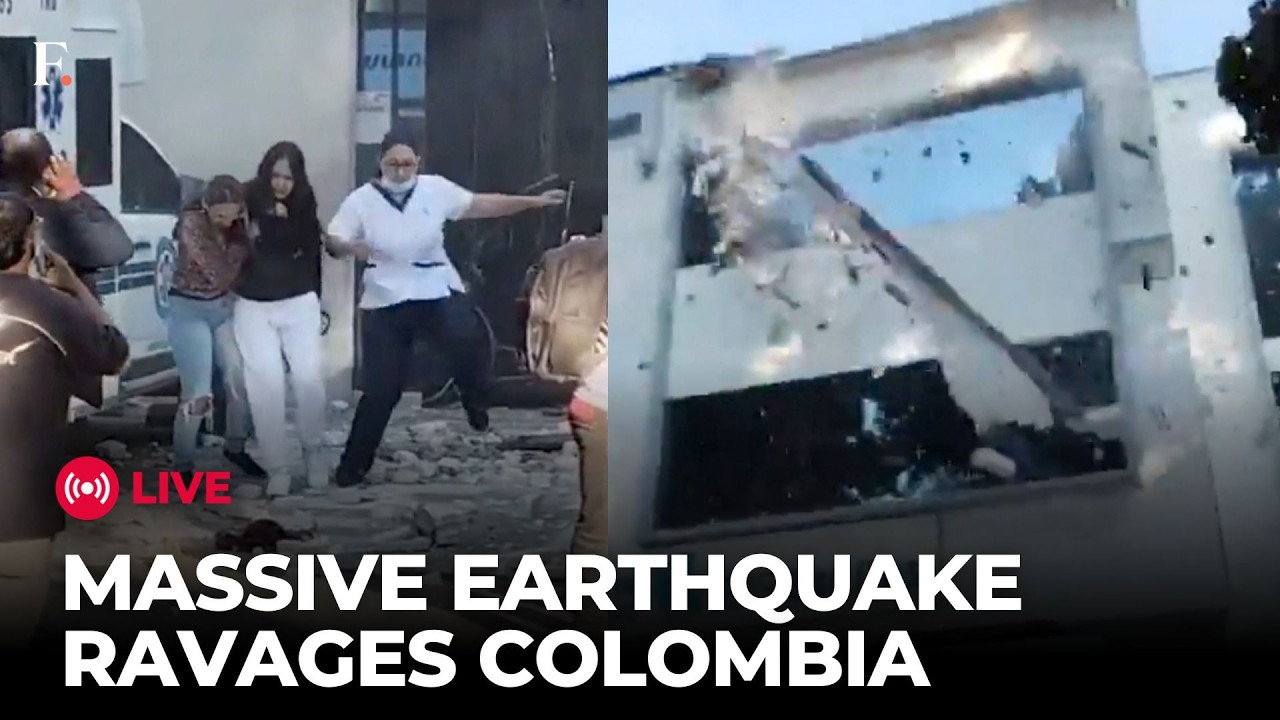Colombia Earthquake LIVE: 7.4 Magnitude Earthquake Shocks Colombia Damaging Buildings, Injuring Many