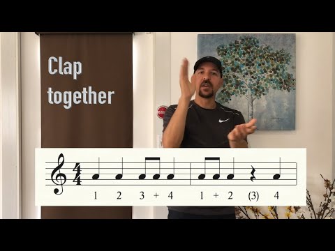Rhythm Clapping with Mr. Gordon - Episode 1 - learn to read music - clap along!!!
