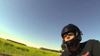 preview picture of video 'Sudan Grass, Motorcycle Turn, Bard, California'