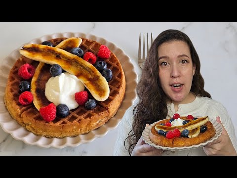 How To Make Banana Bread Waffles Recipe
