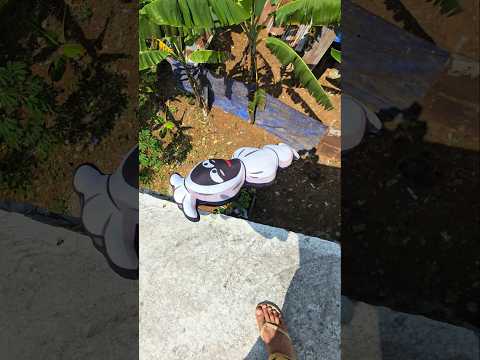 lemparin boneka pocong #trendingshorts