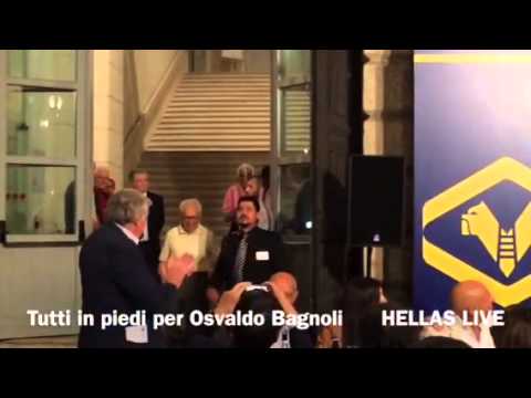 Tutti in piedi per Osvaldo Bagnoli